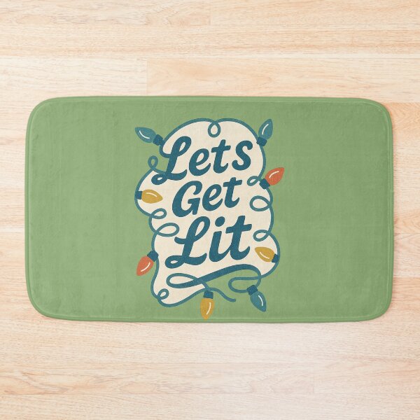 Item preview, Let’s Get Lit Funny Christmas Lights Holiday Party Humor designed and sold by FrictionMaxxing.