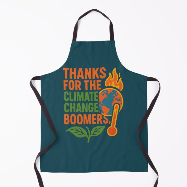 Item preview, Thanks For The Climate Change Boomers – Satirical Eco Activism Design designed and sold by AddictiveDesign.