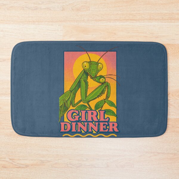 Item preview, Girl Dinner Praying Mantis Funny Dark Humor Meme Design designed and sold by FrictionMaxxing.
