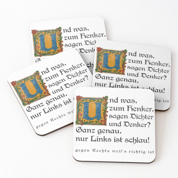 Item preview, Gegen Rechts Design – Satirical statement with medieval style designed and sold by VariousGoodies.