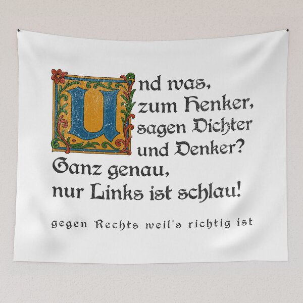 Item preview, Gegen Rechts Design – Satirical statement with medieval style designed and sold by VariousGoodies.