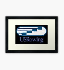 US Rowing Framed Print