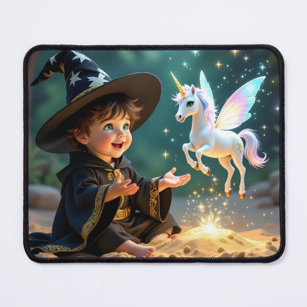 Item preview, W00003 - Wizard & Winged Unicorn Encounter designed and sold by LITTLE MAGICK.