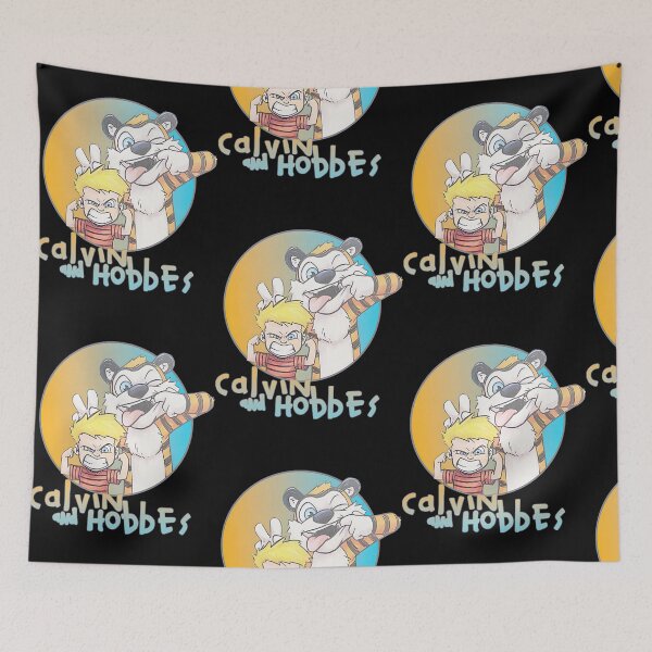 Item preview, Mischievous Boy & Silly Tiger Duo - Playful Cartoon Friends Design designed and sold by ThomasJensen.