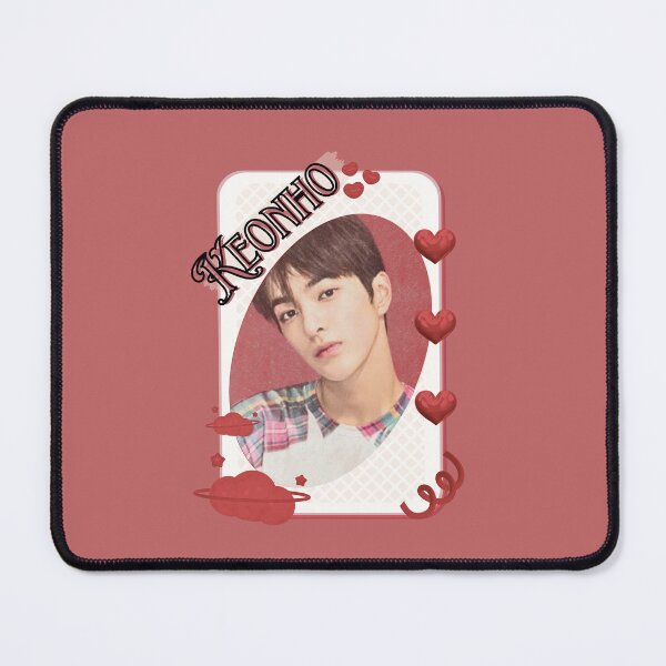 Item preview, CORTIS Keonho Kpop Boy Group Card Red Aesthetic Collage Design designed and sold by AJUNICE STUDIO.