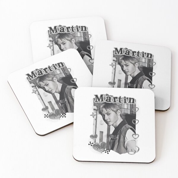 Item preview, CORTIS Martin Kpop Boy Group Black and White Collage Digital Art Portrait designed and sold by AJUNICE STUDIO.