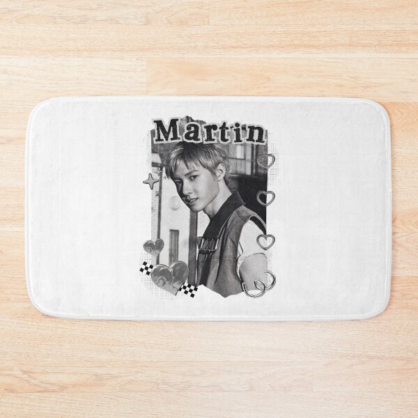 Item preview, CORTIS Martin Kpop Boy Group Black and White Collage Digital Art Portrait designed and sold by AJUNICE STUDIO.