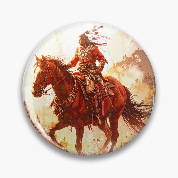 Item preview, Native American on Horseback 2 designed and sold by smwolfgang.