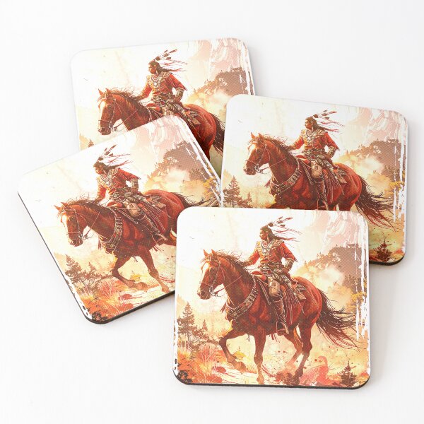 Item preview, Native American on Horseback 2 designed and sold by smwolfgang.