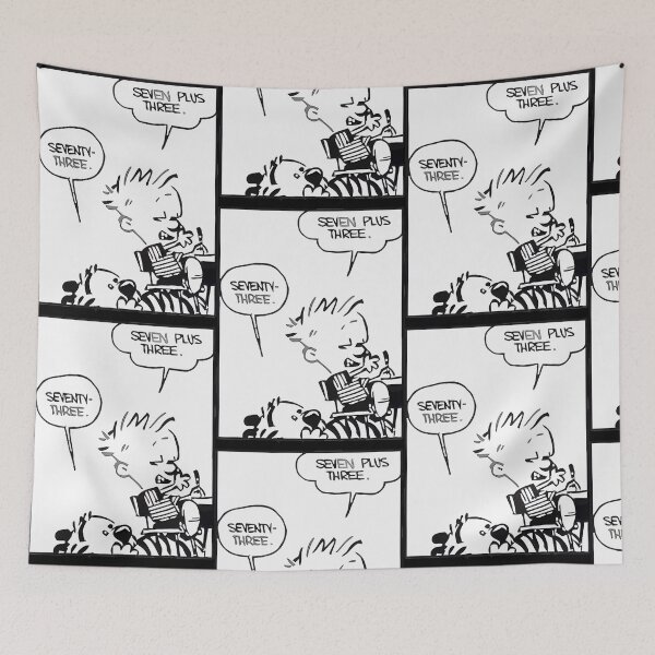Item preview, Witty Calculation Comic - Seven Plus Three Funny Answer designed and sold by ThomasJensen.