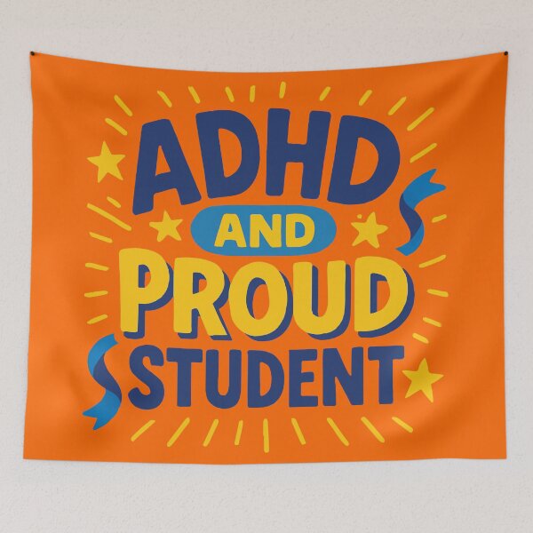Item preview, ADHD and Proud - Student Empowerment - Identity Celebration designed and sold by Feline Rockstars.