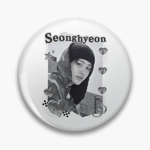 Item preview, CORTIS Seonghyeon Kpop Boy Group Black and White Collage Digital Art Portrait designed and sold by AJUNICE STUDIO.