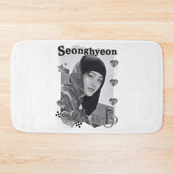 Item preview, CORTIS Seonghyeon Kpop Boy Group Black and White Collage Digital Art Portrait designed and sold by AJUNICE STUDIO.