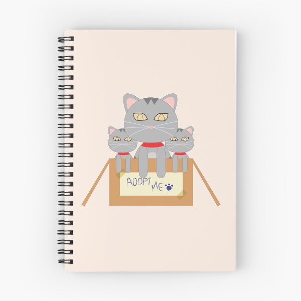 Item preview, Cute Cats in Cardboard Box with Adopt Me Sign, Cute Cats, Cat lover, Adoptable Kitten, Cat day, “Don’t shop—adopt”, Grey cats  designed and sold by Figaro-17.