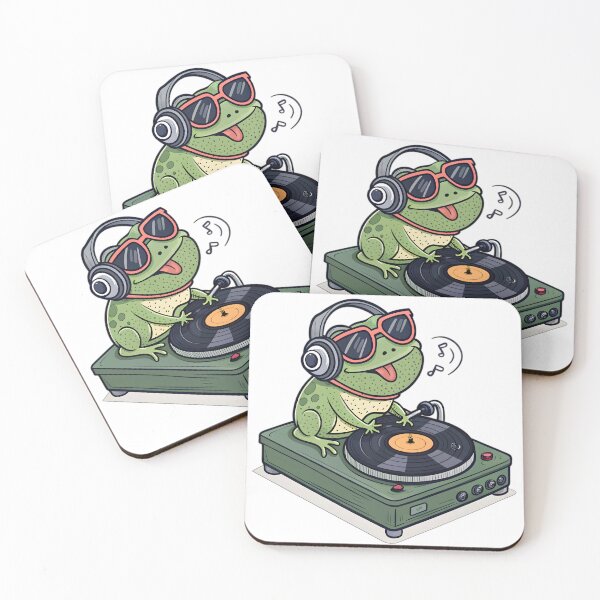 Item preview, funny Frog DJ designed and sold by Fadi Alyaldani.