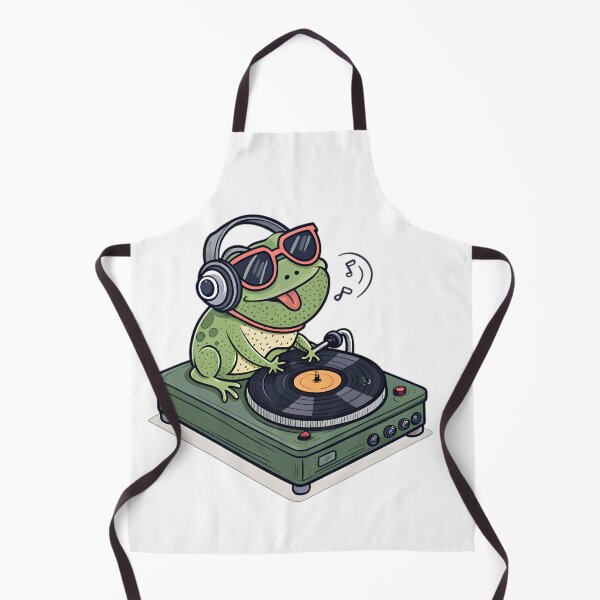 Item preview, funny Frog DJ designed and sold by Fadi Alyaldani.