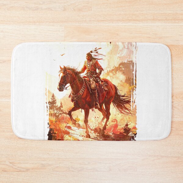 Item preview, Native American on Horseback 4 designed and sold by smwolfgang.