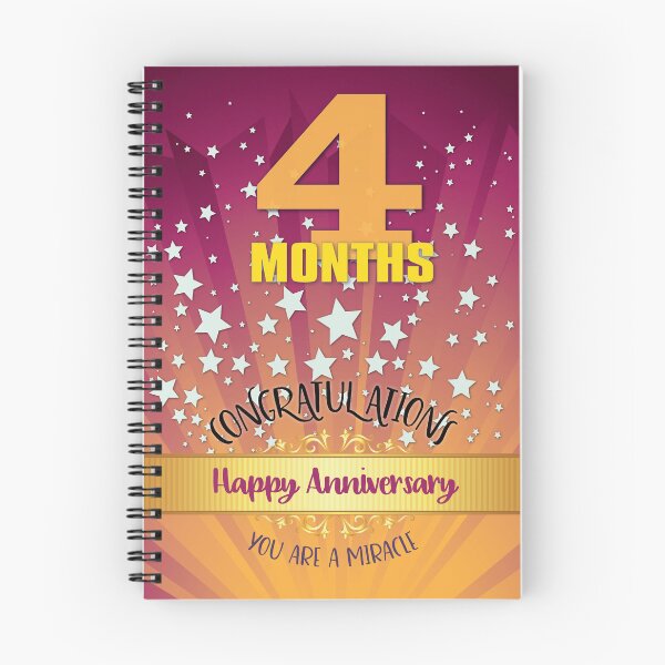 Item preview, 4 Months Recovery Anniversary You're A Miracle designed and sold by ApexDesigners.