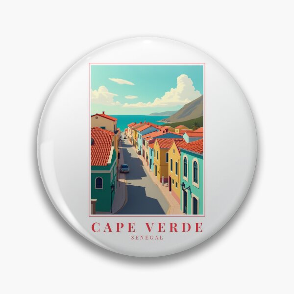 Item preview, Cape Verde Illustration – Island Rhythms & Coastal Beauty designed and sold by MapMyMiles.