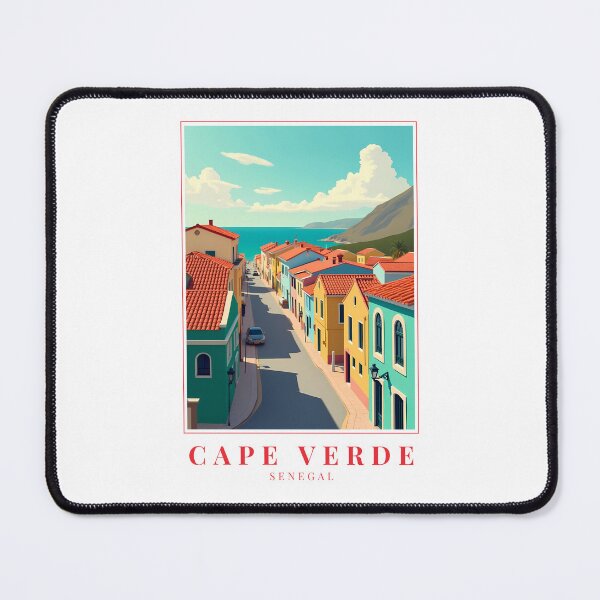 Item preview, Cape Verde Illustration – Island Rhythms & Coastal Beauty designed and sold by MapMyMiles.