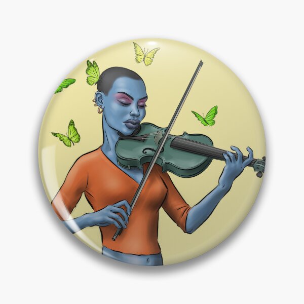 Item preview, Fiddler Dreamscape – Girl and Butterflies designed and sold by Inky-Vibe.
