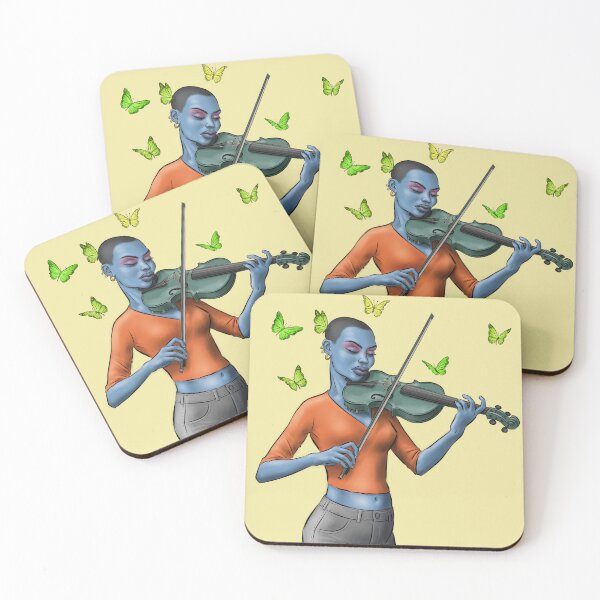 Item preview, Fiddler Dreamscape – Girl and Butterflies designed and sold by Inky-Vibe.