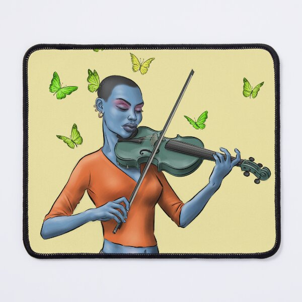 Item preview, Fiddler Dreamscape – Girl and Butterflies designed and sold by Inky-Vibe.