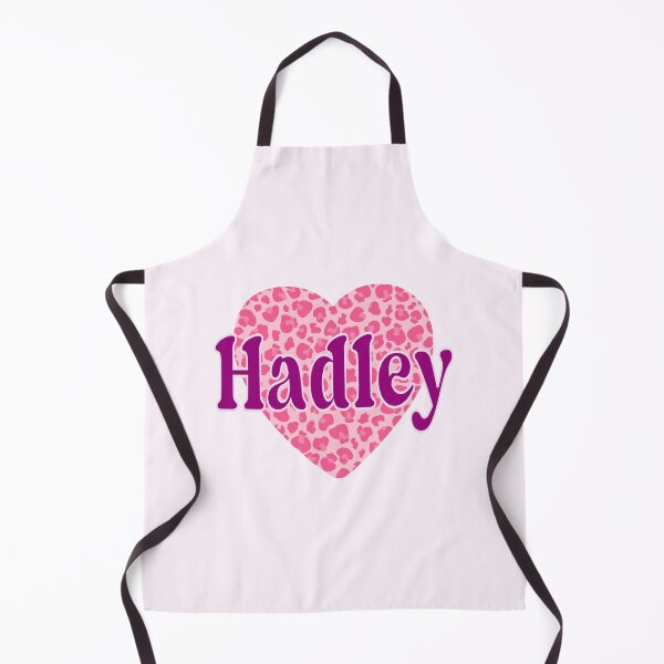 Item preview, Hadley Name Pink Leopard Heart designed and sold by Jeallan Designs.