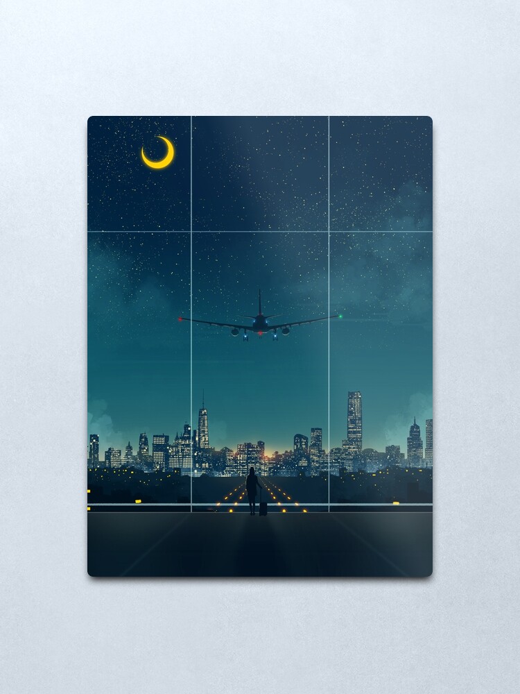 Alternate view of I'm Home Metal Print