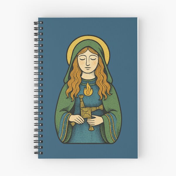 Item preview, Brigid with Brigid’s Cross Celtic Goddess Mythology Heritage Design designed and sold by FrictionMaxxing.