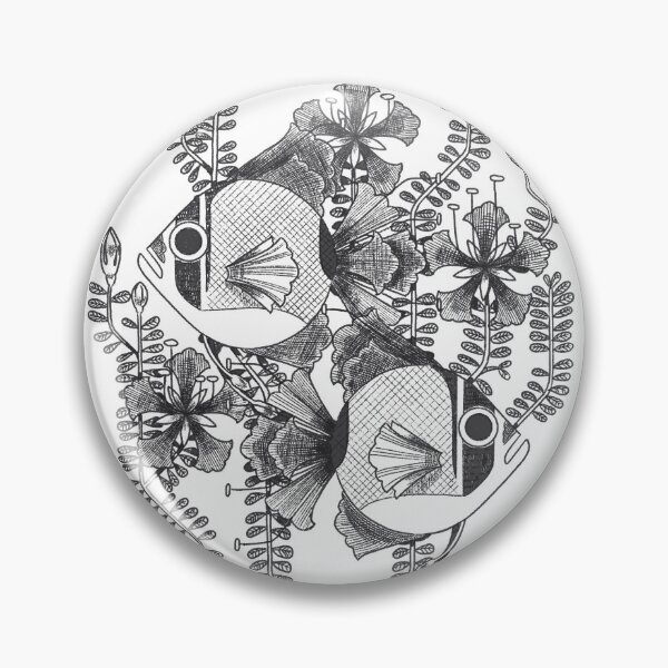 Item preview, Fishes & Flowers No. 1 designed and sold by Elenvalar.