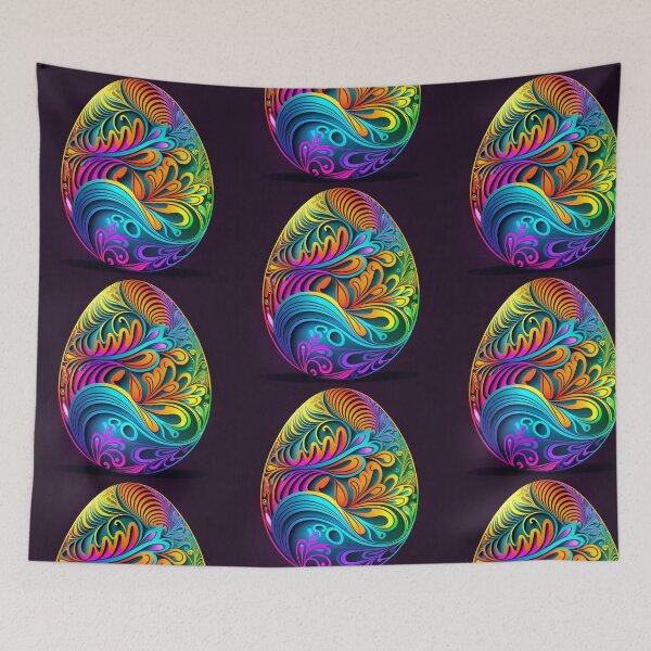 Item preview, PSYCHEDELIC EASTER Egg designed and sold by CleverCulture.