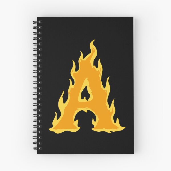 Item preview, Fire Letter A Typography – Flaming Alphabet Art designed and sold by uncoXab.