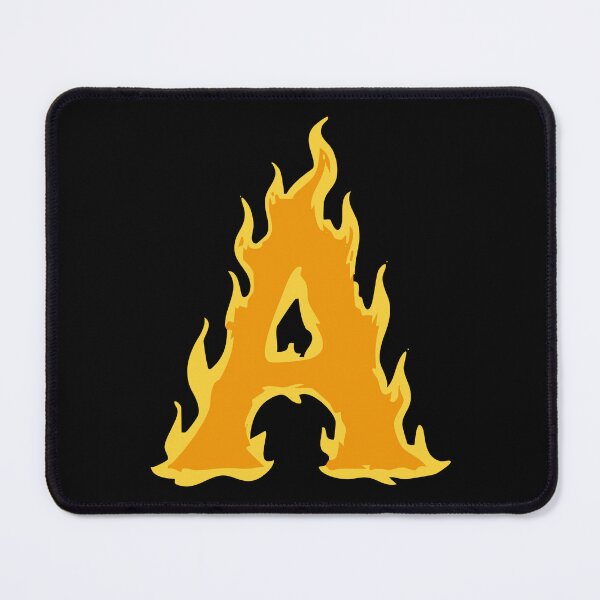 Item preview, Fire Letter A Typography – Flaming Alphabet Art designed and sold by uncoXab.