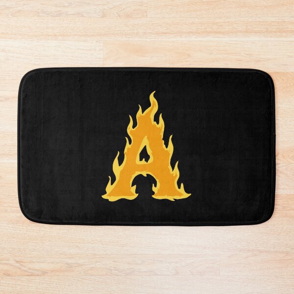 Item preview, Fire Letter A Typography – Flaming Alphabet Art designed and sold by uncoXab.