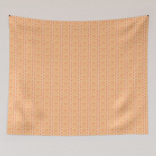Item preview, Minimal Boho Striped Botanical Floral Design designed and sold by JVCreative.