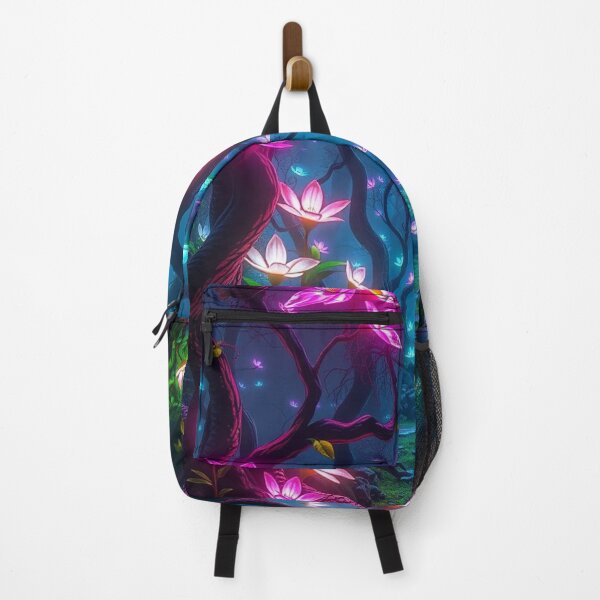 Item preview, Mystical Woods with Luminous Flowers designed and sold by HappyPrintCo.