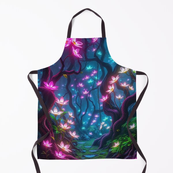 Item preview, Mystical Woods with Luminous Flowers designed and sold by HappyPrintCo.