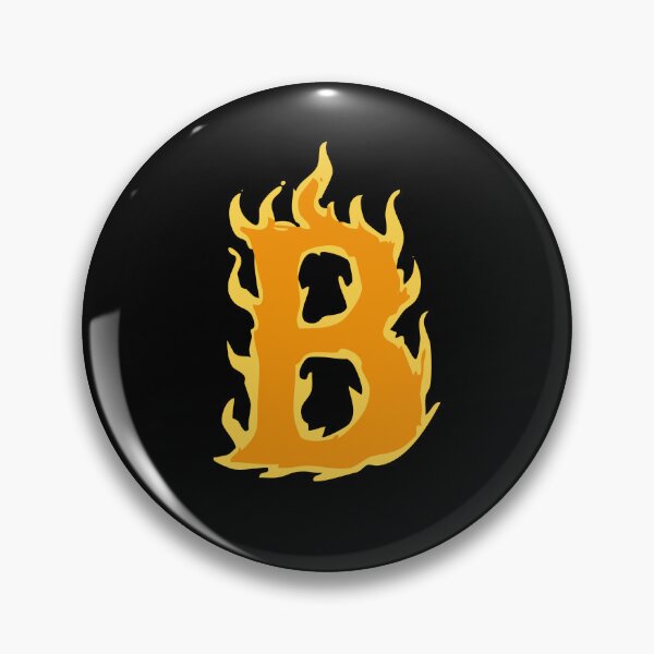 Item preview, Fire Letter B Typography – Flaming Alphabet Art designed and sold by uncoXab.