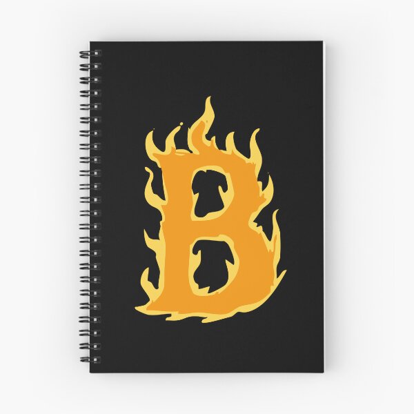 Item preview, Fire Letter B Typography – Flaming Alphabet Art designed and sold by uncoXab.