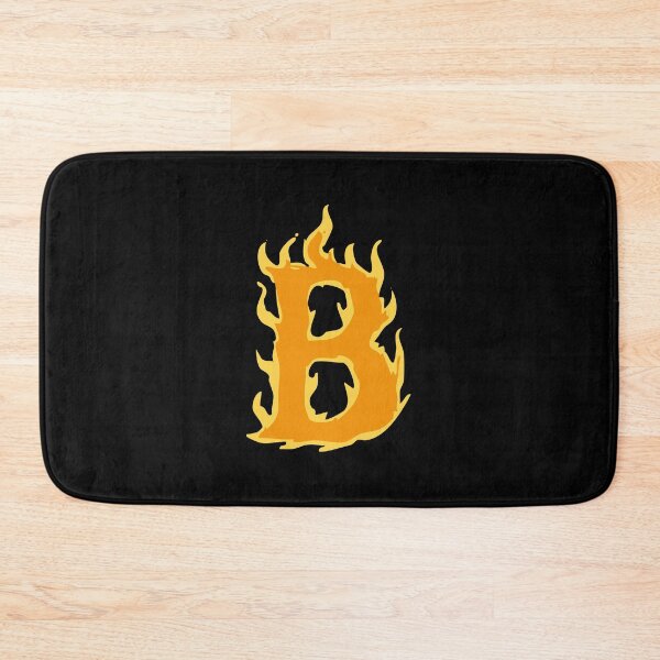 Item preview, Fire Letter B Typography – Flaming Alphabet Art designed and sold by uncoXab.