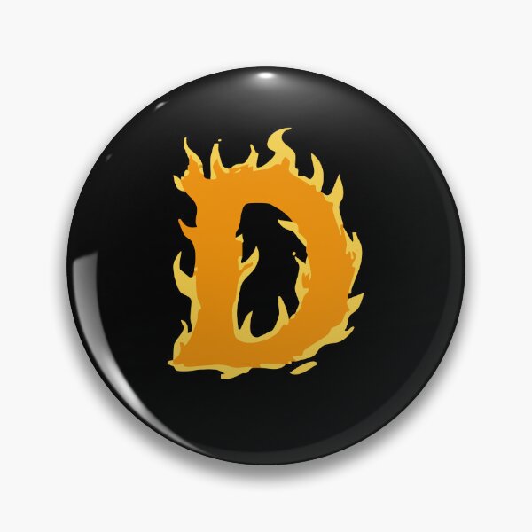 Item preview, Fire Letter D Typography – Flaming Alphabet Art designed and sold by uncoXab.