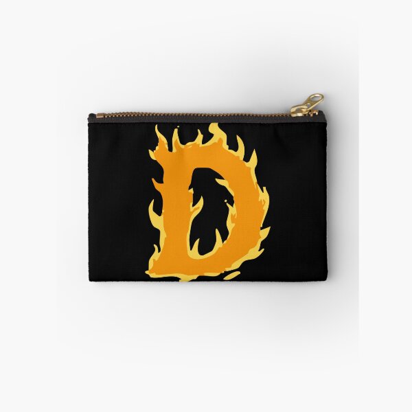 Item preview, Fire Letter D Typography – Flaming Alphabet Art designed and sold by uncoXab.