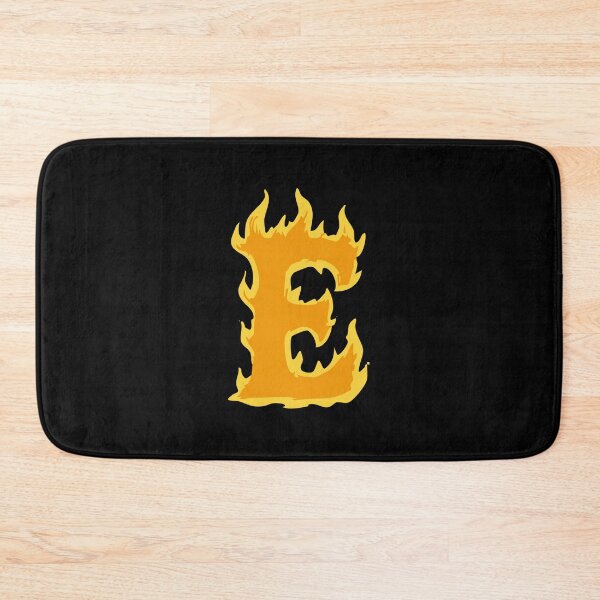 Item preview, Fire Letter E Typography – Flaming Alphabet Art designed and sold by uncoXab.