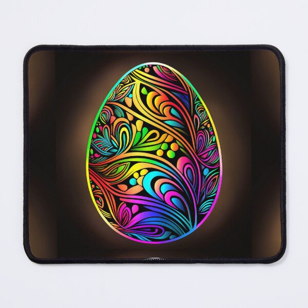 Item preview, Psychedelic Easter egg designed and sold by CleverCulture.