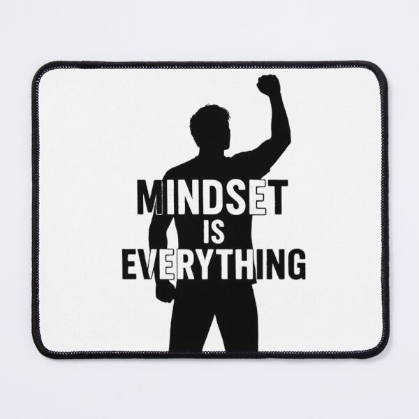 Item preview, Mindset Is Everything – Motivational Silhouette Design designed and sold by Mood Printz.