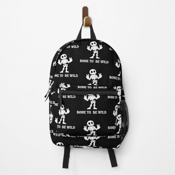 Item preview, BONE TO BE WILD SKLETON - BLACK designed and sold by dead inside illustrations.