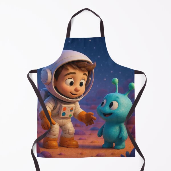 Item preview, Curious Astronaut and Alien Friend – 3D Cartoon Space Adventure designed and sold by NovaCanvas Studio.