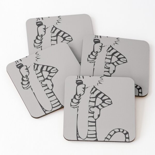 Item preview, Playful Striped Tiger Outline Art - Whimsical Feline Companion Gift designed and sold by ThomasHiggin.
