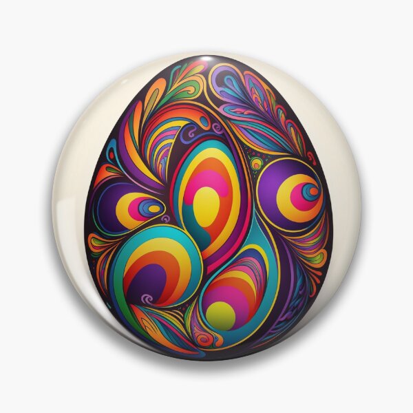 Item preview, Psychedelic Easter eggs  designed and sold by CleverCulture.